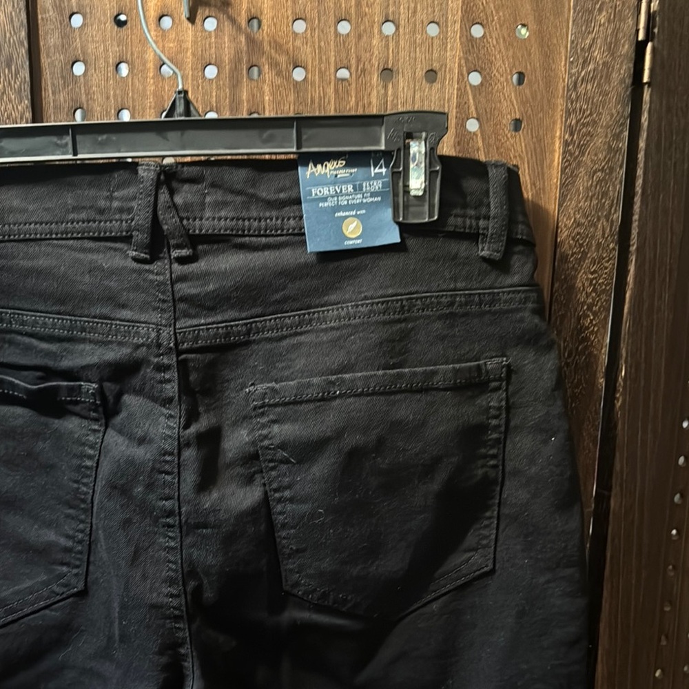 Forever Young Black Jean Shorts Stylish Denim Design MUST BUNDLE - Picture 9 of 12